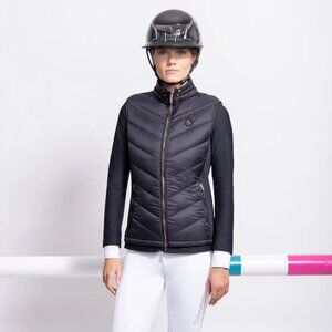 STUNNING Samshield Chamonix Ladies' Gilet Vest Black Rose Gold Size Large EUC